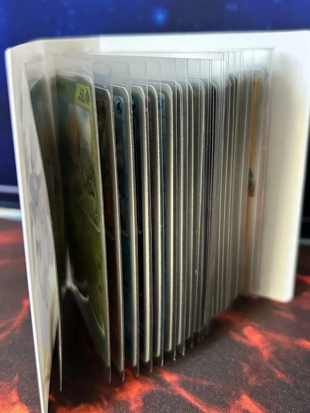 Pokemon Mini 30 Sleeved Binder With Cards
